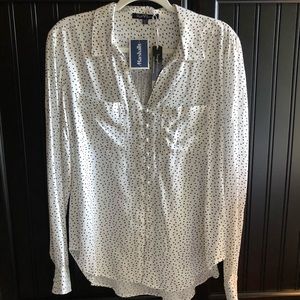 NWT Marshall’s Button Down Top XL